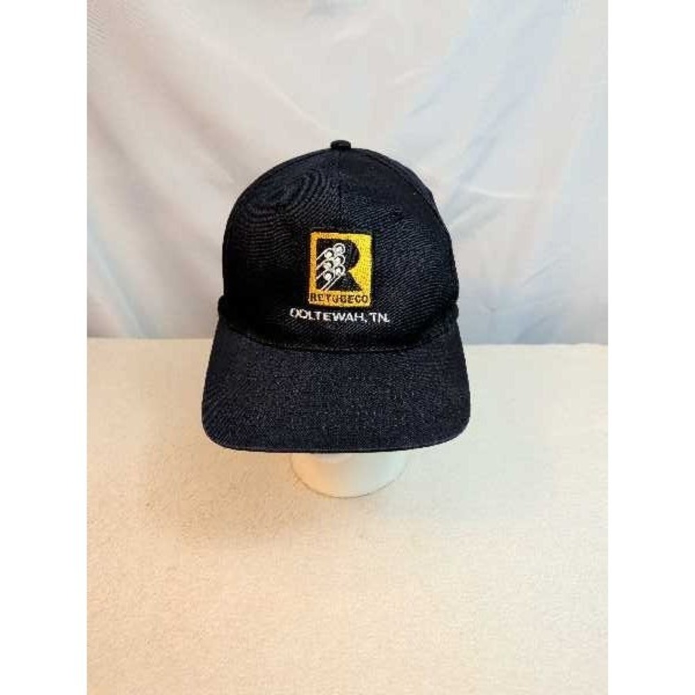 Vintage KC Ooltewah TN Embroidered Logo Baseball Cap Black Adjustable Hat
